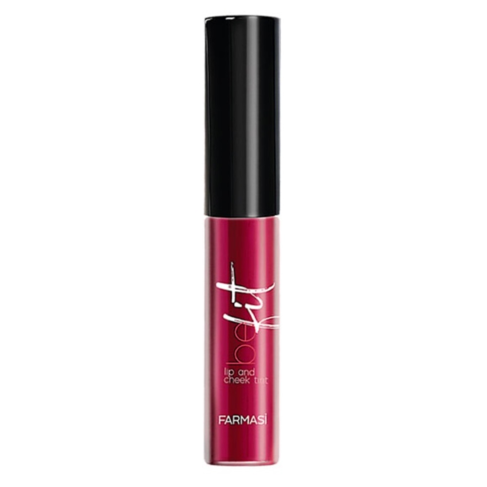 Lip & cheek tint.